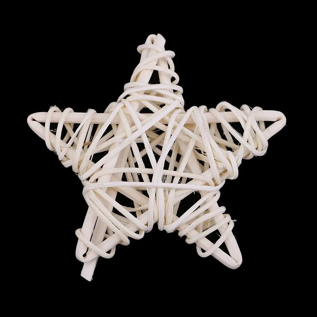 Handcrafted Rattan Wicker Ball Decorative Vine Star Ornament for Home Decoration Wedding Table and Party