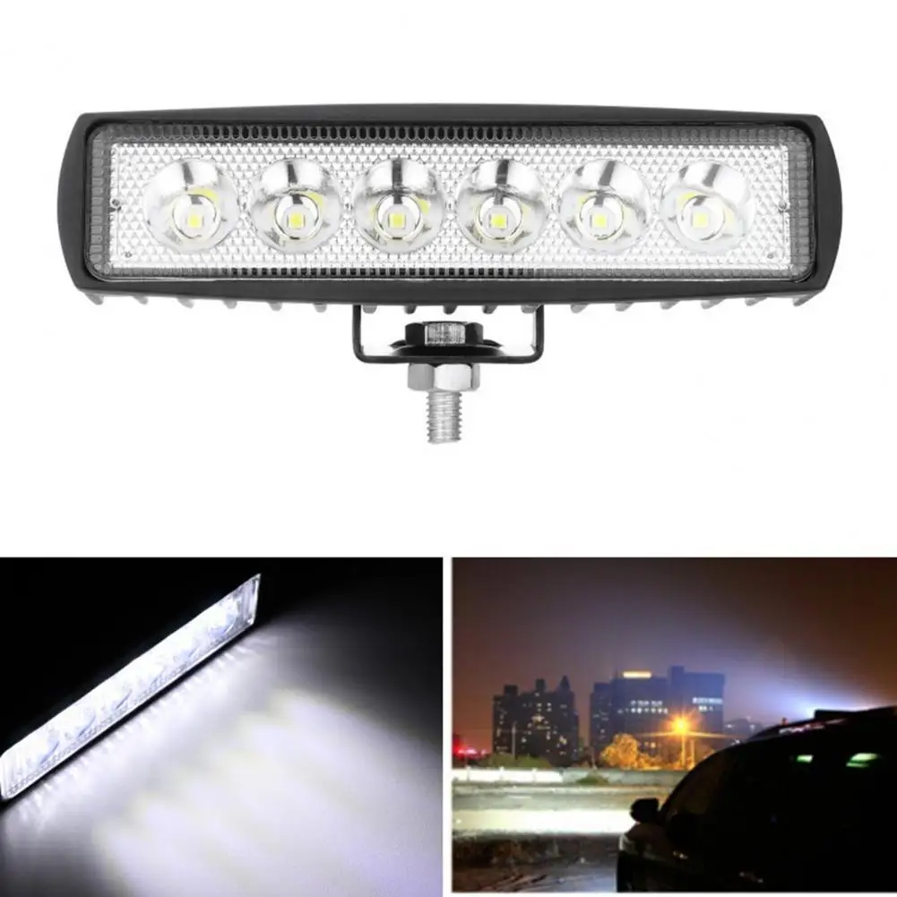 Vehicles Led Spotlight Waterproof Shockproof Car Led Headlight 18w 6 Beads Motorbike Spotlight for Trucks Motorbikes Forklifts