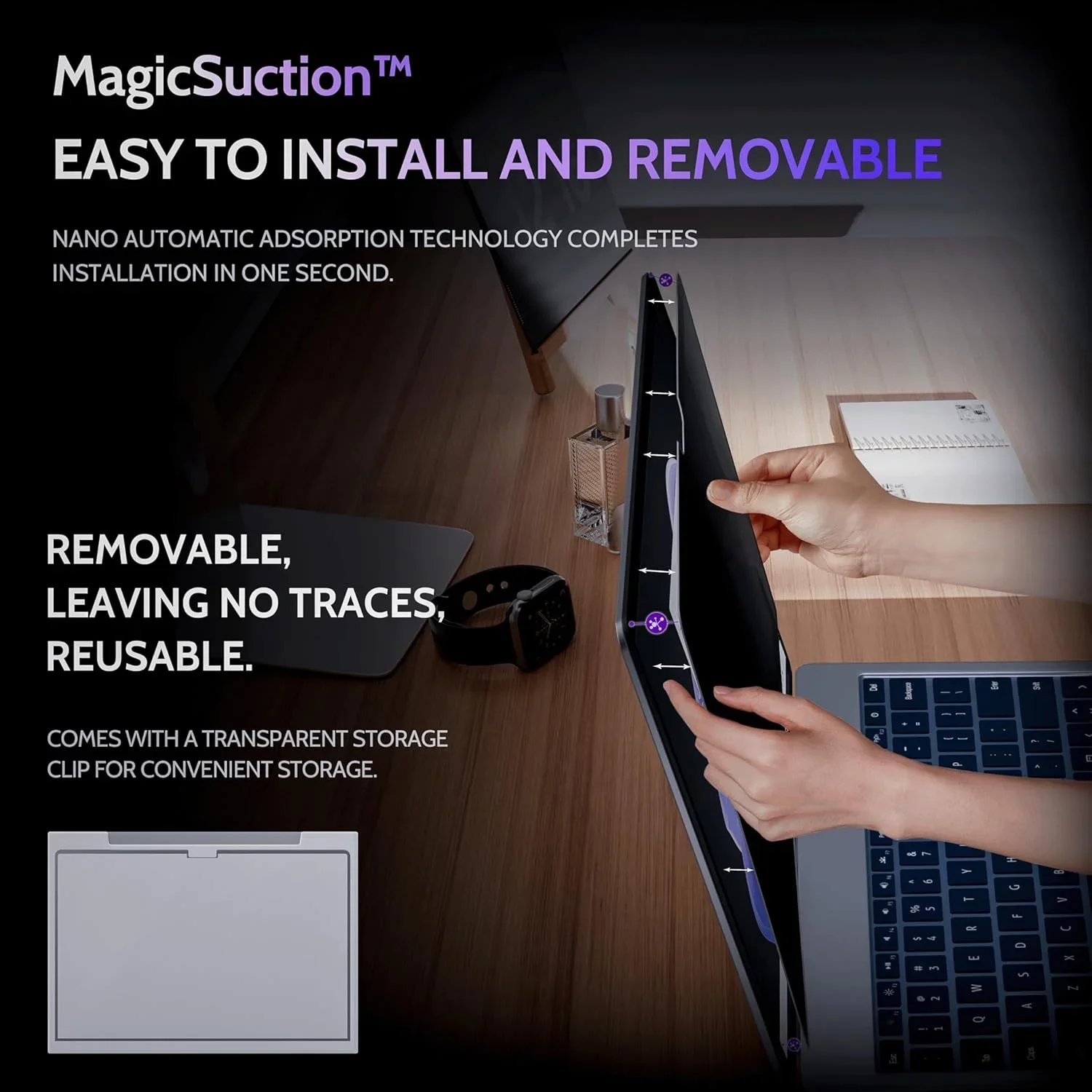 

Monitor Privacy Screen Anti Spy Screen Protector For Macbook Privacy Screen Filter For Macbook Pro 14 M5 2025 Air 13.6 inch M4