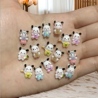 100Pcs New Arrival Patch Puppy DIY Nail Art Charms Cute Cartoon Dog Resin Nail Accessories for Adorable and Creative Manicure
