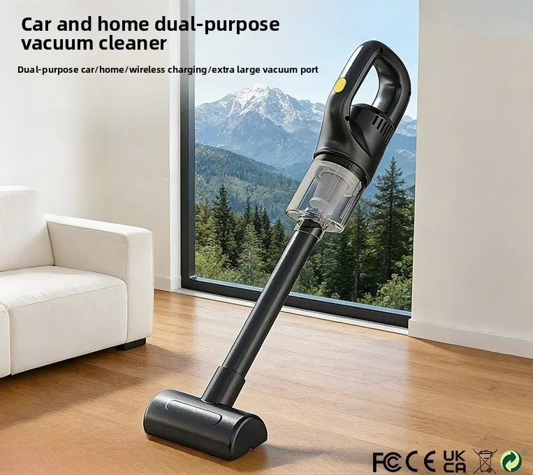 Wireless rechargeable vacuum cleaner for home and car use Strong suction Portable handheld high-power vacuum cleaner