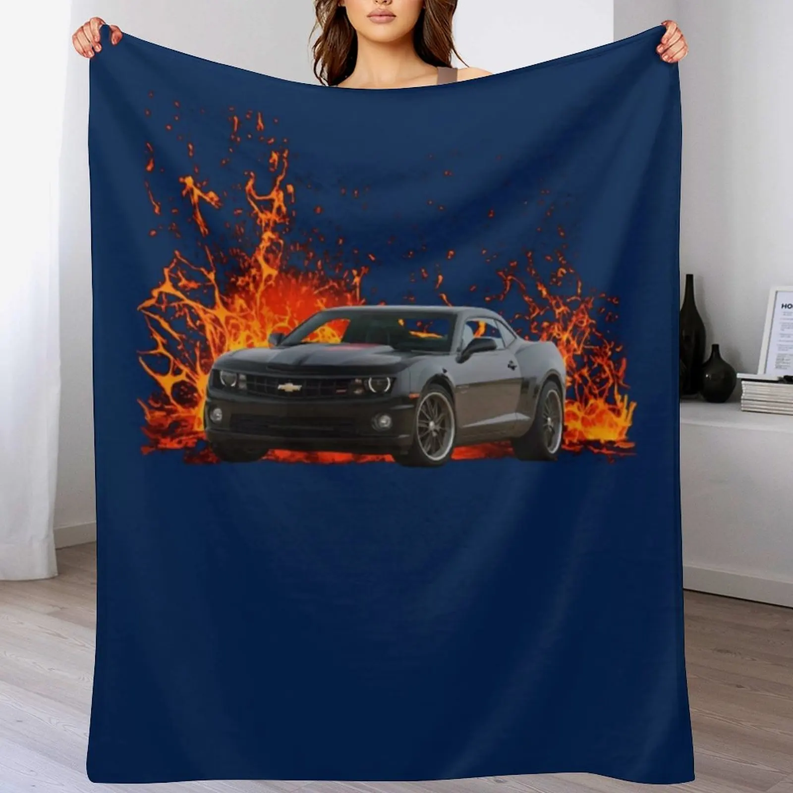 

2012 Chevy Camaro 45th anniversary Throw Blanket Summer Beddings Giant Sofa cosplay anime Kid'S Blankets