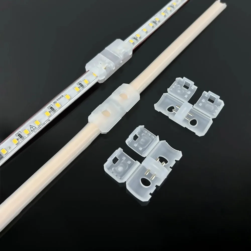 10pcs/bag Welding-free 220v 110v SMD Cob Middle Connector 5mm 8mm 10mm 2 3 4 Pin 220v 110v Led Strip Connector