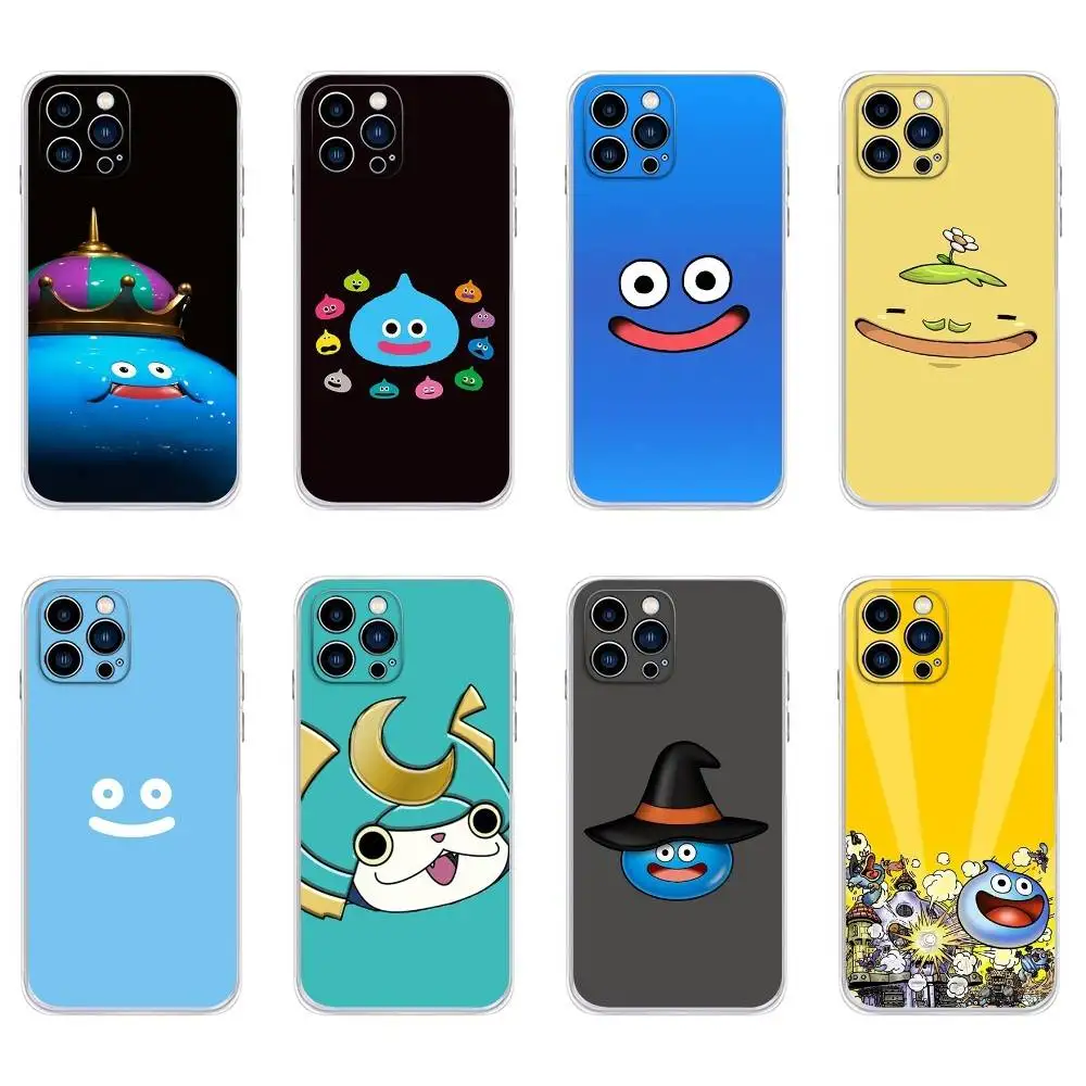 

D-Dragon Quest Slime Phone Case For iPhone 17,16,15,14,13,12,11 X,Plus,Pro,Max,XR,Plus,E,Mini Transparent Soft Cover