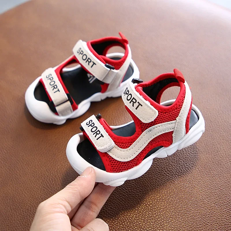 Baby Boy Sandals Kids Summer Sport Toddler Shoes Mesh Breathable Boys Sneakers Child Beach Sandals 0-3 Years Sandalia Infantil