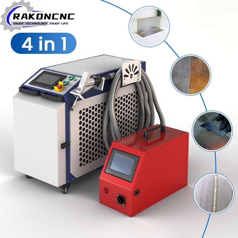 

4-in-1 Handheld Laser Welder Machine for Metal Cutting, Welding, Rust Removal & Cleaning Commercial Multi-Function Tool