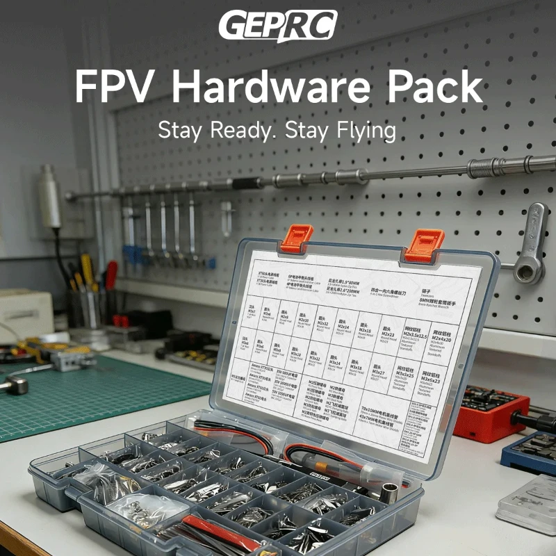 GEPRC FPV Drohnen-Schraubenorganizer M2 M3 Schrauben Reparatur-Werkzeugset für RC Racing Quadcopter