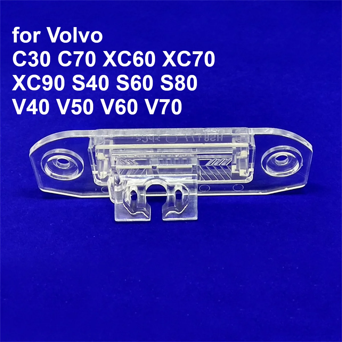 for Volvo C30 C70 XC60 XC70 XC90 S40 S60 S80 V40 V50 V60 V70 Car License Plate Light Housing Rear View Camera Bracket