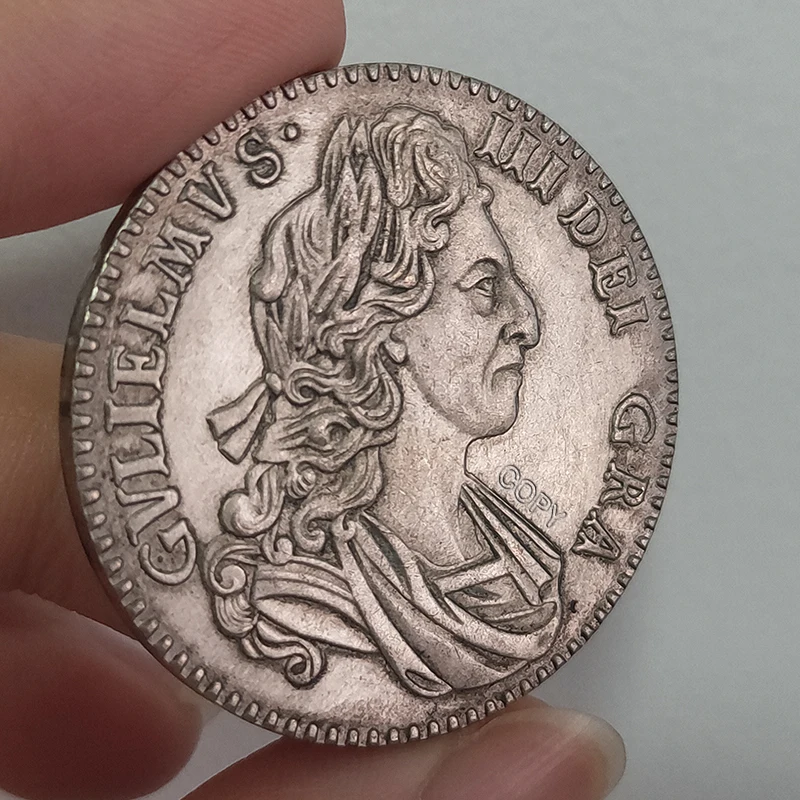 1700 William III antique commemorative coin from England, suitable for collecting medal，replica original coin，home decor，gift