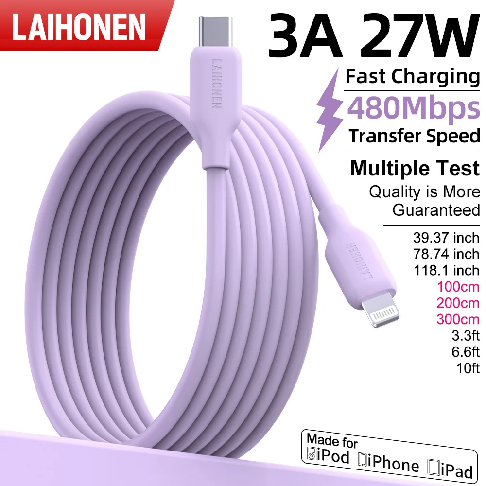 

Жидкий силиконовый кабель для быстрой зарядки iPhone 14 pro 13 12 Mini pro Max XR 11 X iPad для легкого зарядного кабеля для iPhone