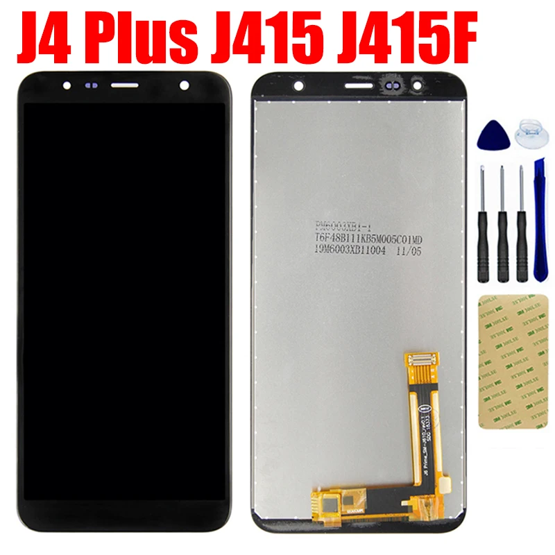 

For Samsung Galaxy J4+ J415 SM-J415F J415FN LCD Display Screen Monitor J4 Plus LCD Touch Panel Sensor Digitizer Assembly