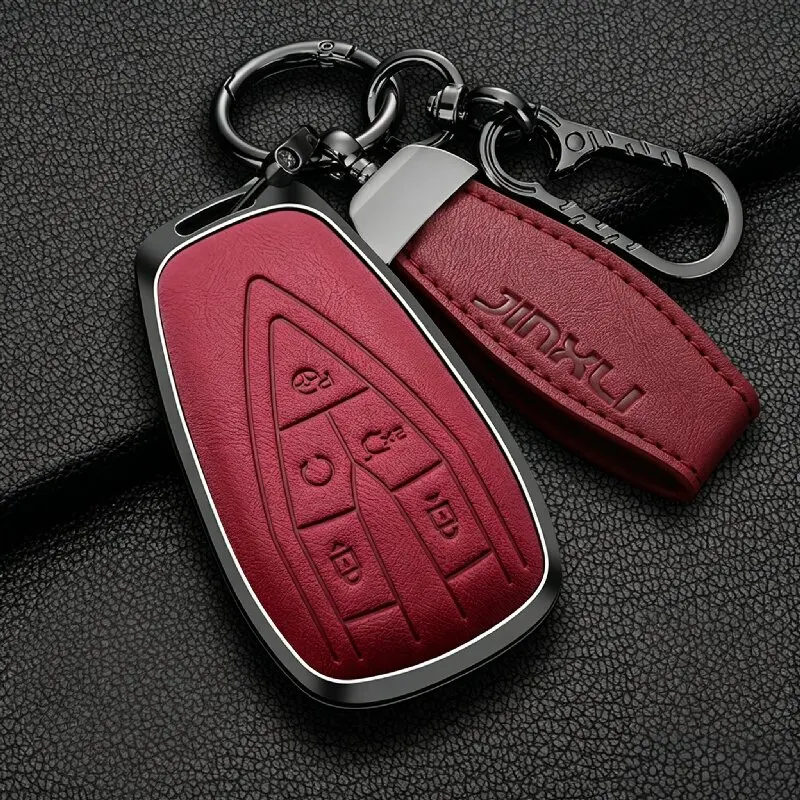 Key Fob Case For Changan UNI T CS75 Plus CS55 Plus UNI S Car Key Protector CS35 Plus Max Zinc Alloy Anti Fall Car Accessories
