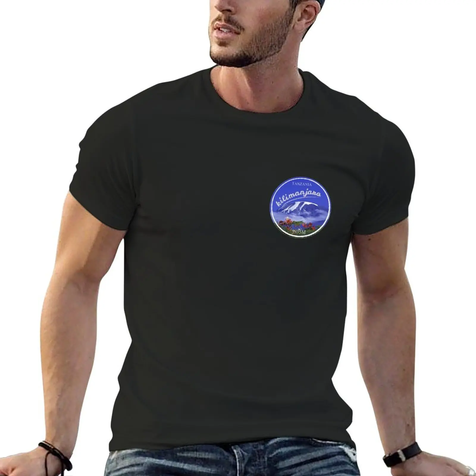 kilimanjaro mountain tanzania T-Shirt quick drying T-shirts man aesthetic clothes plain big and tall t shirts for men