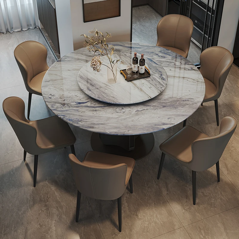 

Small Space Round Dining Tables Design Japanese Brown Modern Kitchen Dining Tables Marble Luxury Mesas De Comedor Furniture Home