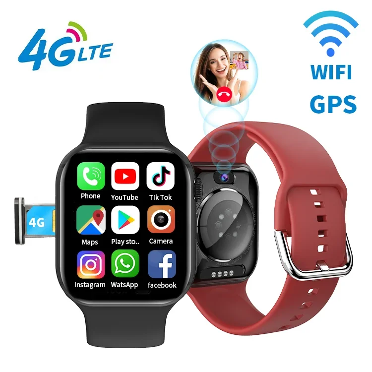 

2024 DM60 Smart Watch 4GB+64GB Big Memory WIFI 4g 5g Android Smart Watches With Sim Card pk Dw89 Ultra Smartwatch relojs