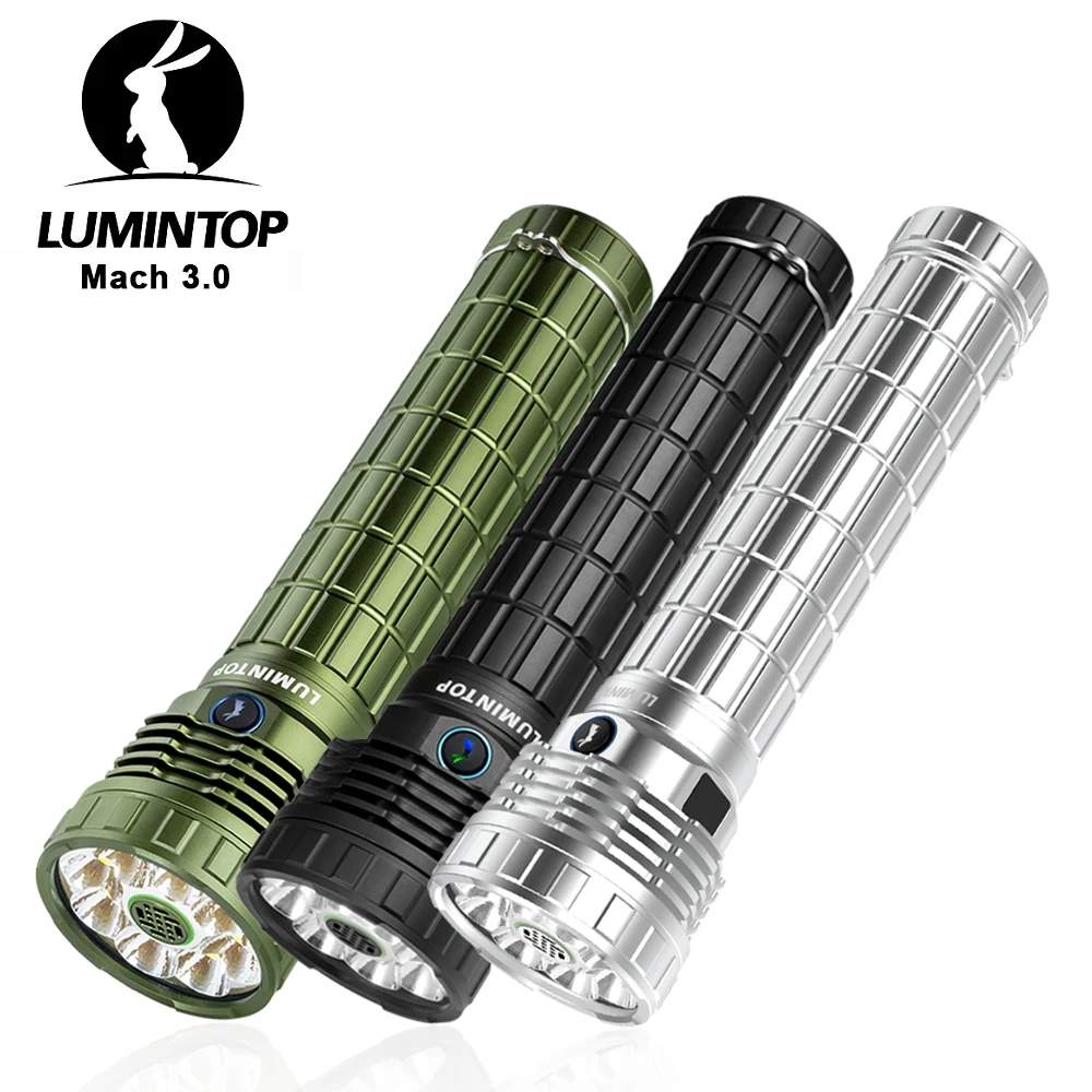 

Мощный уличный кемпинговый фонарь 50000 люмен, светодиодный фонарик с вентилятором, USB Type-C, перезаряжаемая лампа, дальность 650 м, фонарь Mach V3