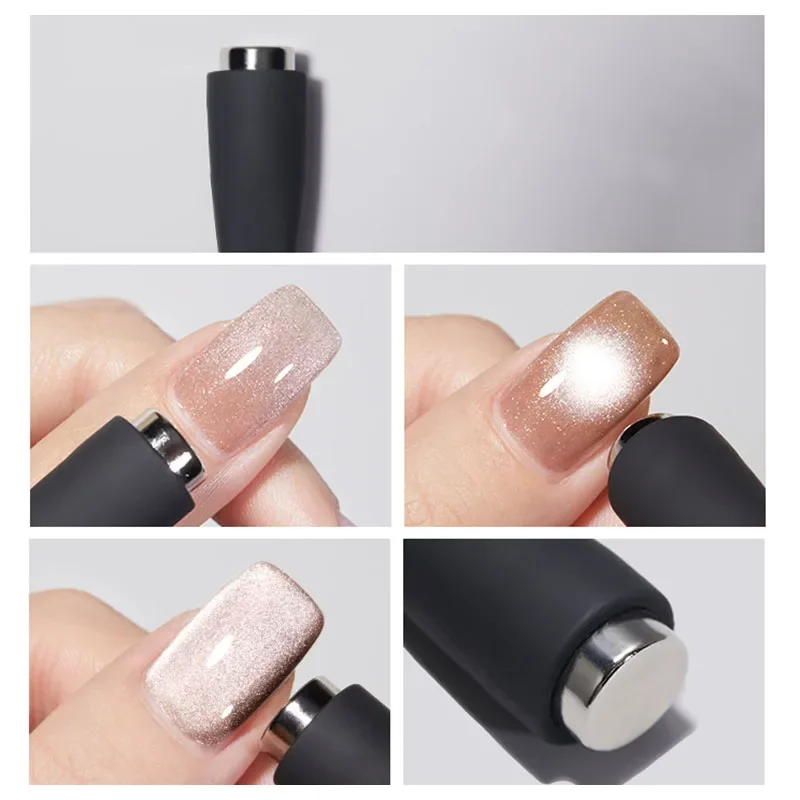 5 in 1 Magnetic Stick with Sleeve for Cat Eye Powder/Gel Polish Magnetic Effect Board Painting Nail Gel Polish Varnish Tools