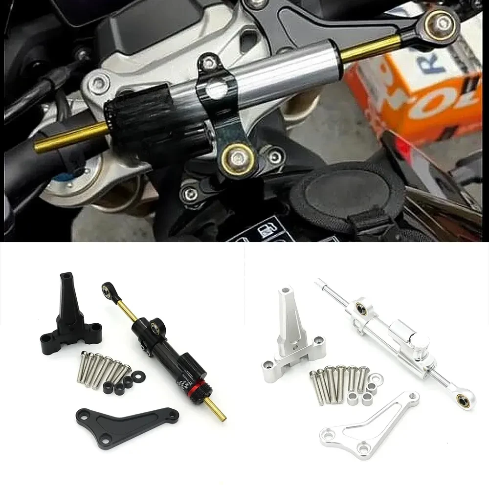 

For STREET TRIPLE 1200RS 1200 RS 765R 765RS New For Street Triple 765 R RS Steering Stabilize Damper Bracket Mount Motorcycle