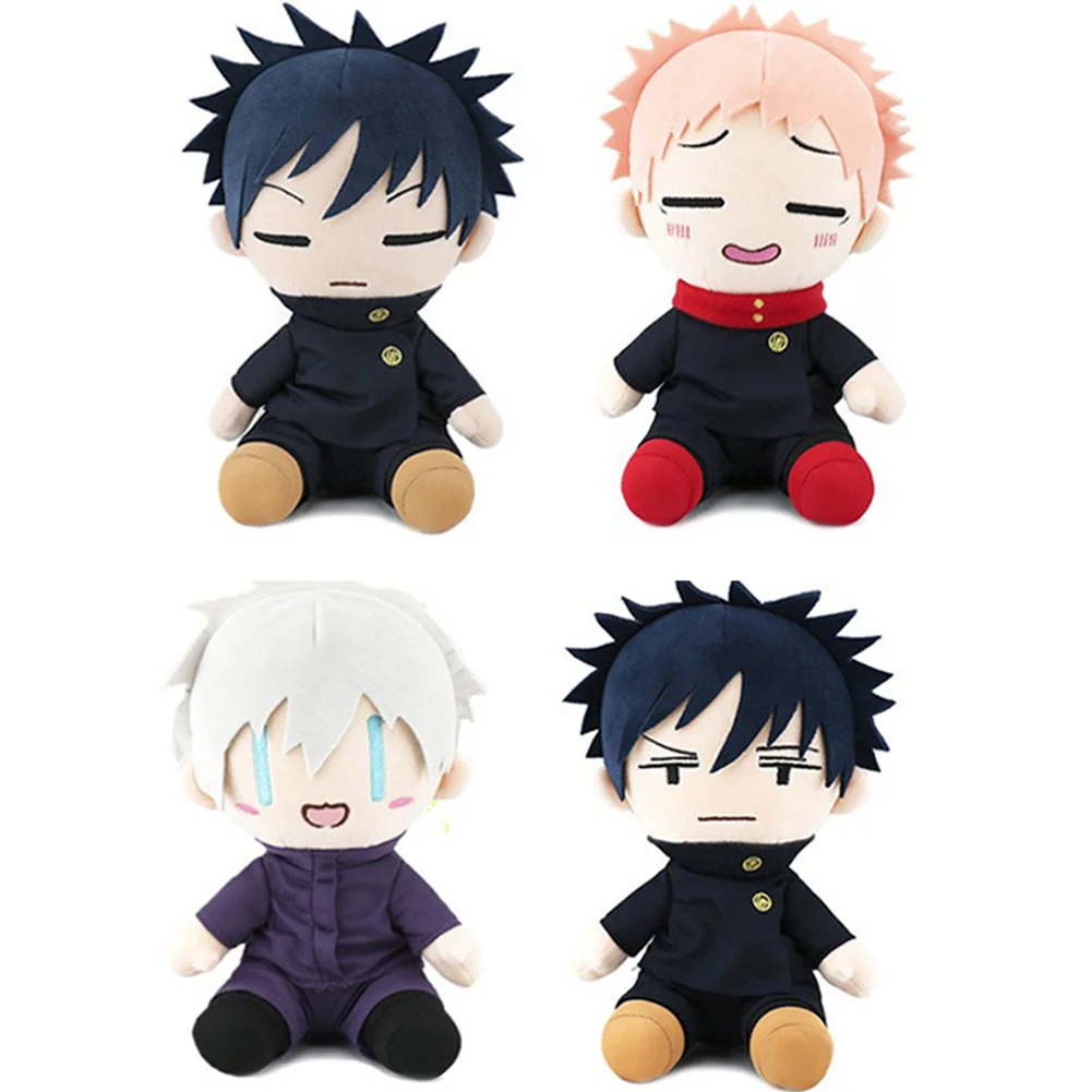 

JJK Anime Plush Toys Itadori Yuji Gojo Satoru Fushiguro Megumi Inumaki Toge Doll room Decotion Cute Stuffed Toys Decoration Gift
