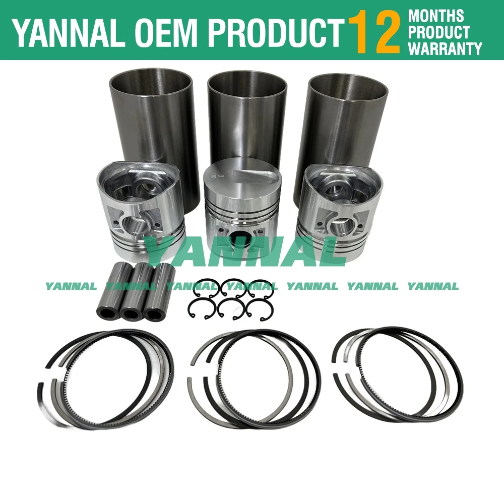 S3E Overhaul Rebuild Kit fits For Mitsubishi Engine WS200A WS300A Wheel Loader Piston 34617-00100 3461700100