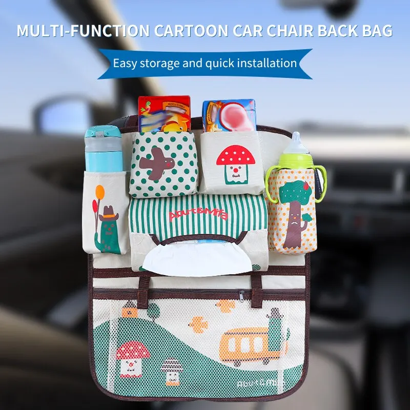 Sac de rangement multifonctionnel pour siège arrière de voiture, boîte d'isotBox, version coréenne, 1 pièce