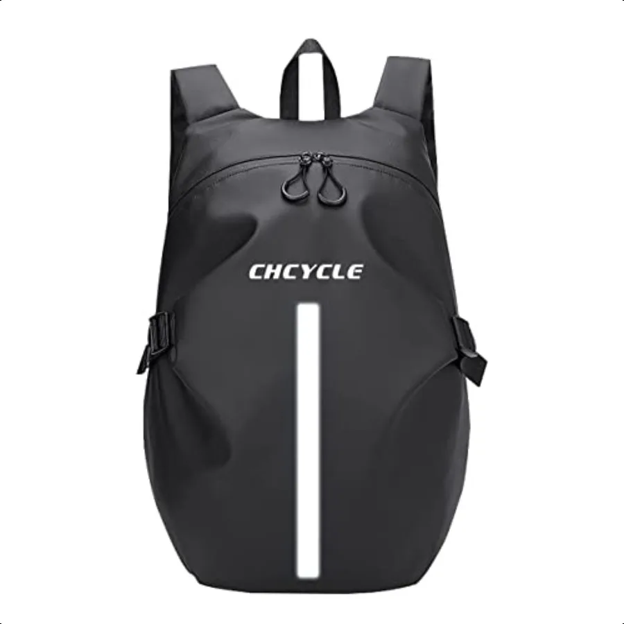 

Reflective Motorcycle Helmet Backpack Waterproof Large Capacity Riding Bag