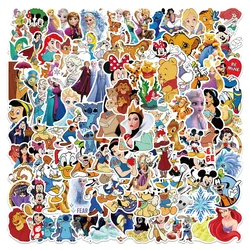 Disney Mix Cartoon Anime Graffiti Adesivos para crianças, decalques estéticos, laptop estético, bagagem, telefone, carro, bicicleta, 10 pcs, 30 pcs, 50 pcs, 100pcs