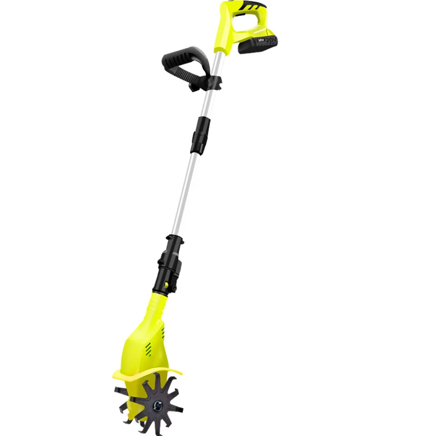 20V Handheld Tiller Garden Rotary Mini  Machine Cordless Garden Tractor Power Tool Portable Grass Trimmer Cultivator