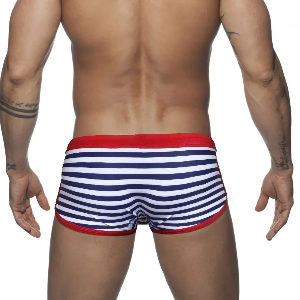 Sexy Striped Bikini Swimsuit Man Swimming Trunks for Men Slip Swimwear Swim Wear Briefs Beachwear Bathing Suit Shorts
