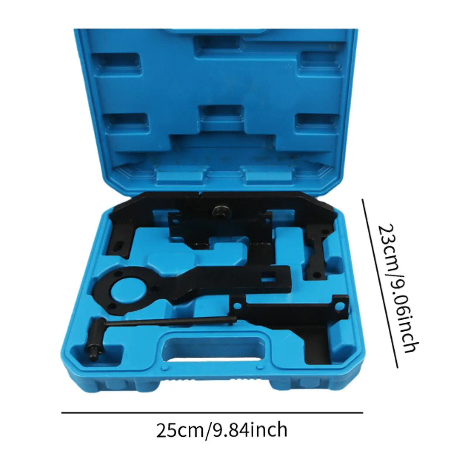 Kit de ferramentas de sincronização do motor com maleta de transporte sobressalente portátil componente automático ferramenta de sincronização da árvore de cames pino do volante para 308 13-15