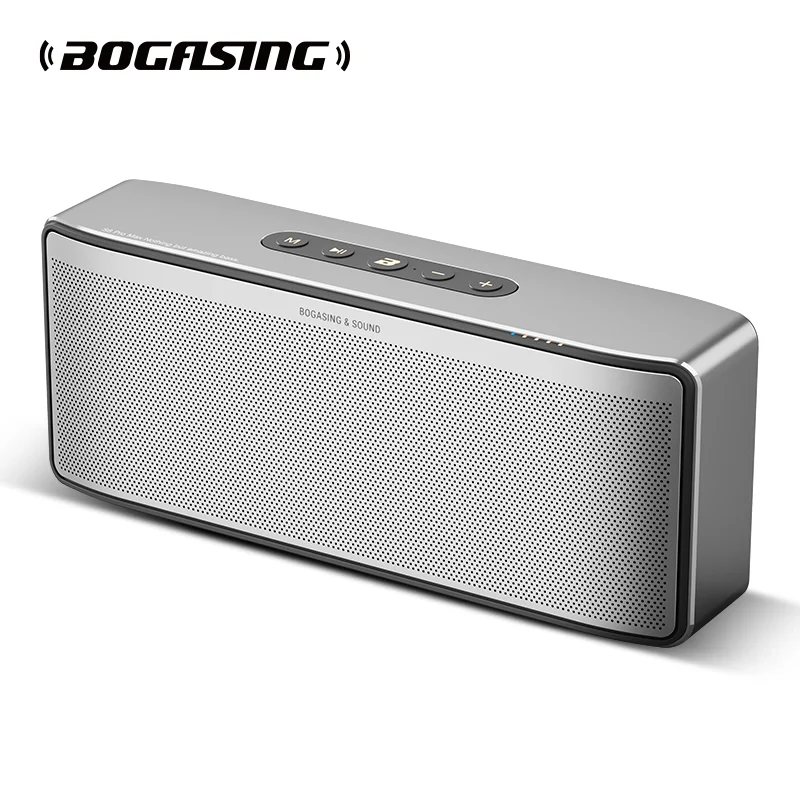 BOGASING S8 Pro Max Bluetooth Speaker,3-Channel Audio with Lifelike Stereo Sound & Punchy Bass,DSP,AUX,Built-in Mic,for Indoor