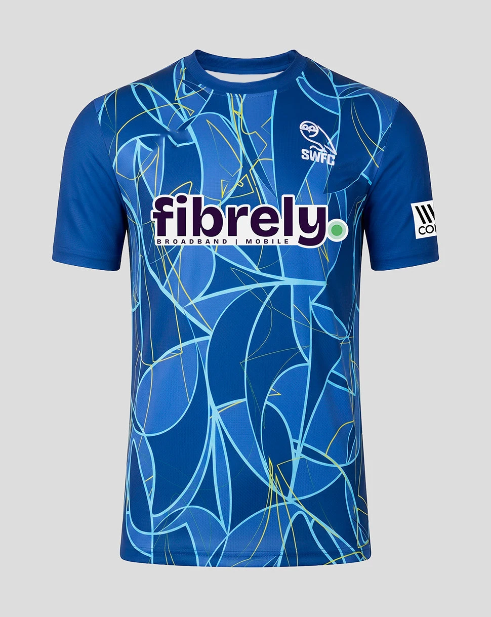 Sheffield Wednesday 2026/27 Saison Kurzarm-Trainingsshirt, 3D-gedruckte, lässige, atmungsaktive Streetwear für zu Hause. – Detail 5