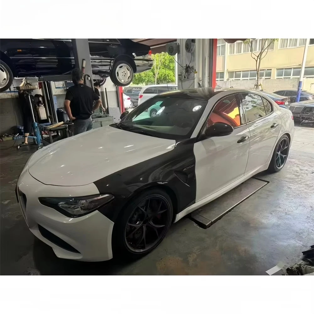 High-quality Bolt-on Upgraded Version of the New GTAM-style Carbon Fiber Front Fenders, Suitable . 6