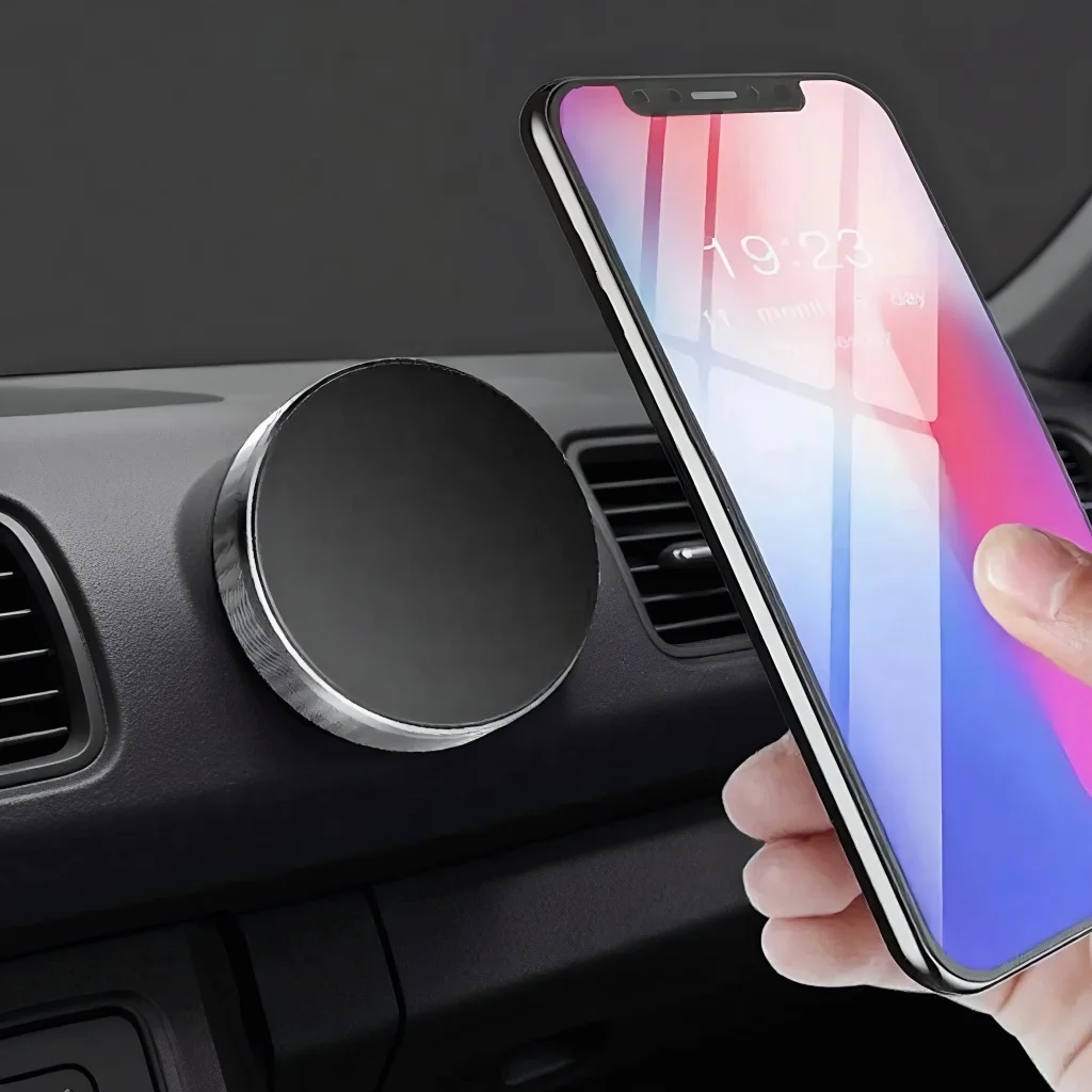 

Универсальный магнитный держатель для телефона в автомобиль, для GPS-навигаторов и смартфонов, с клейкой основой для приборной панели
