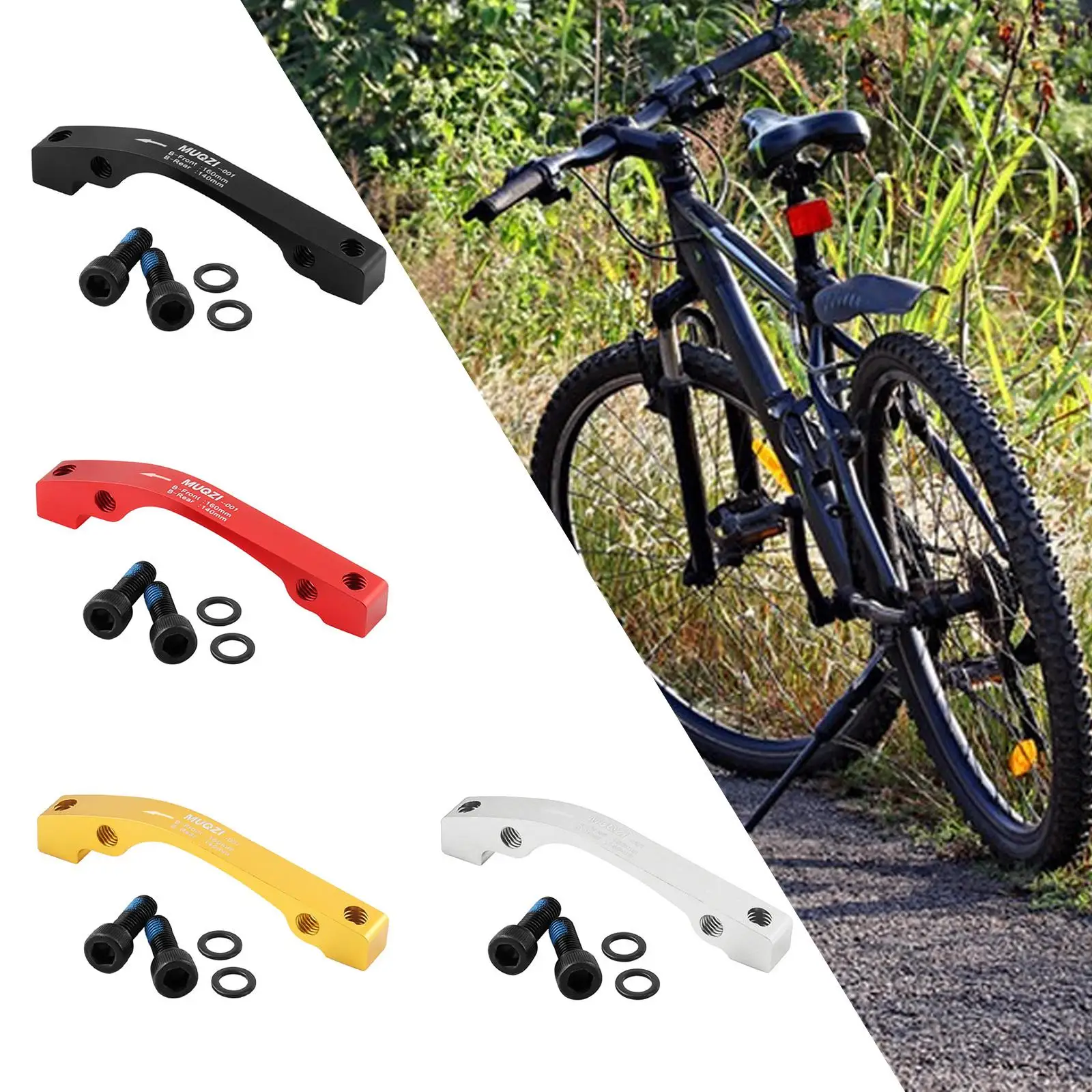 

Bike Disc Brake Adapter Convert Bicycle Disc Brake Conversion Bracket, Aluminum Alloy Cycling Adaptor, Mounting Converter