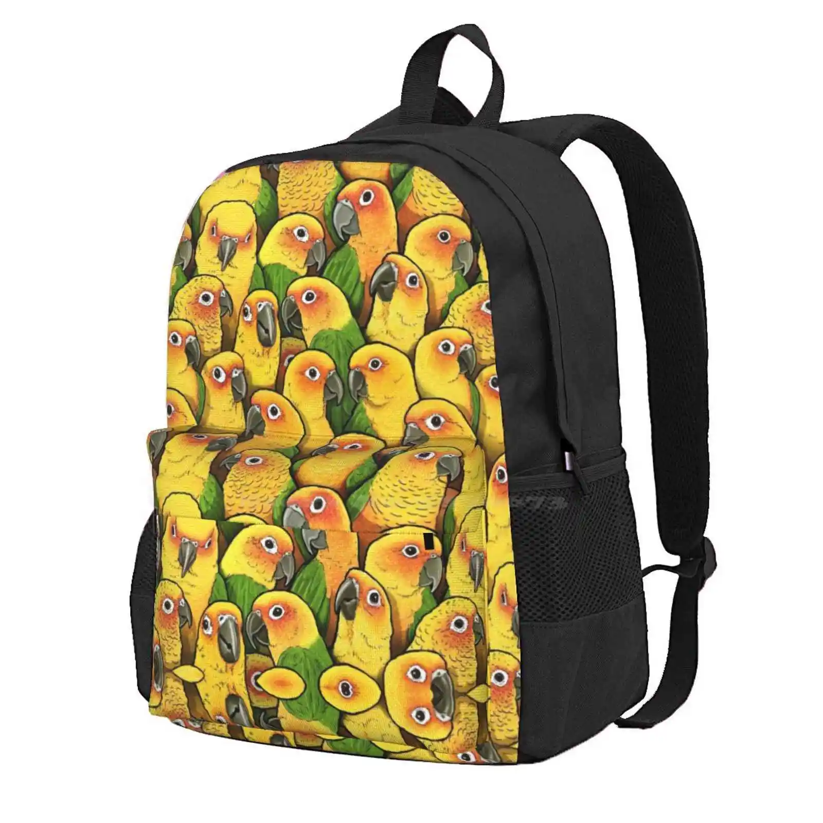 Jenday Conures Hot Sale Schoolbag Backpack Fashion Bags Jandaya Parakeet Jenday Conure Parrot Pet Bird Yellow Sunset Orange