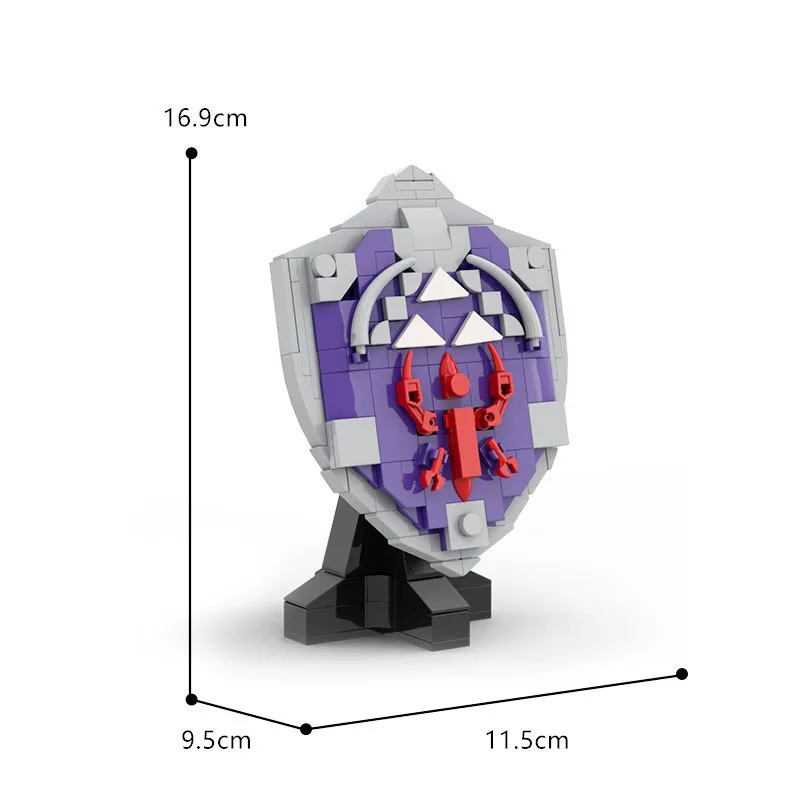 Bloques de construcción MOC Kingdom Tears Helia Shield, modelo de bloques de construcción, espada maestra, rompecabezas, colección de ladrillos ensamblados, juguete