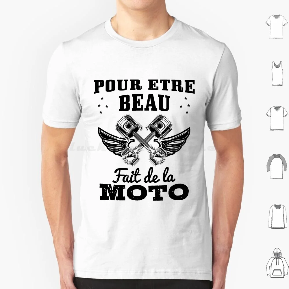 To Be Beautiful Made Of The Motorcycle-Motard T Shirt Big Size 100% Cotton Motorcycle Biker Road Vintage Coat Of Arms Rider