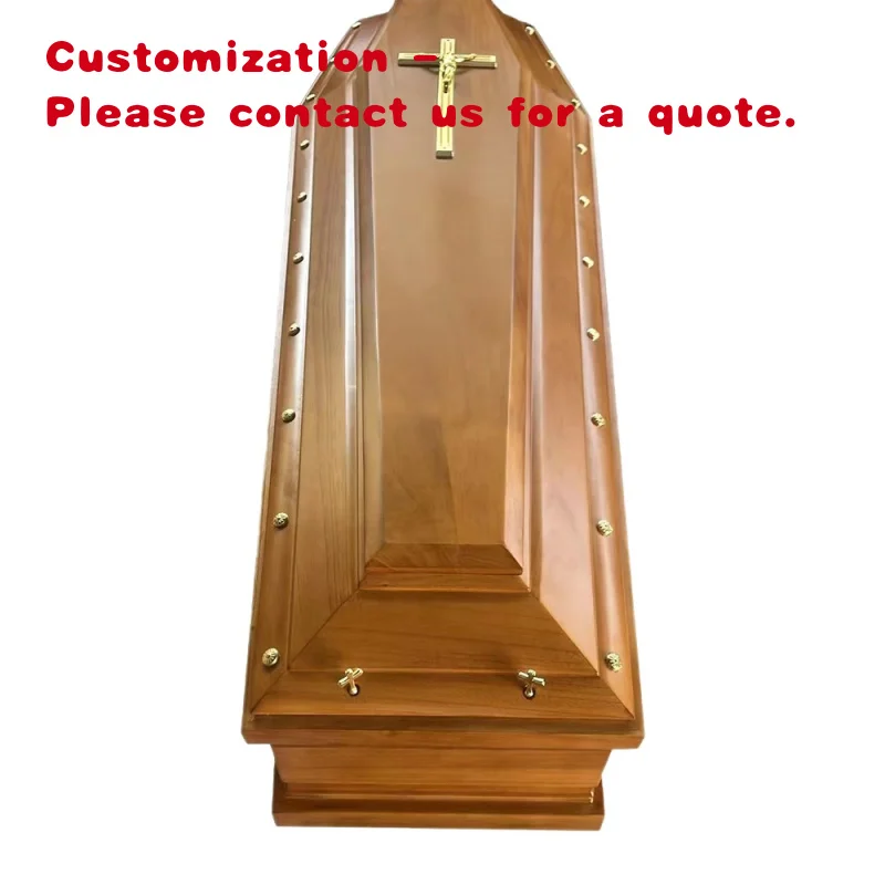 

custom.European Style Customizable Solid Wood Coffin Burial