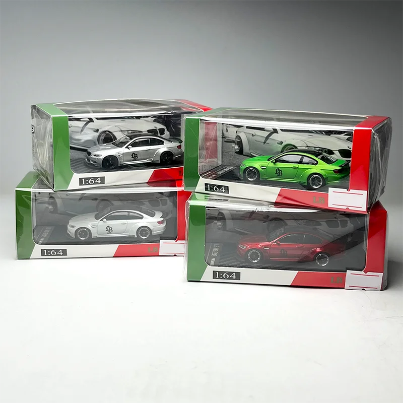 FM 1/64 Alloy M3 E92 LB Widebody Modification Car Model Toys Gifts Collection Adult Souvenir Decoration Static Display
