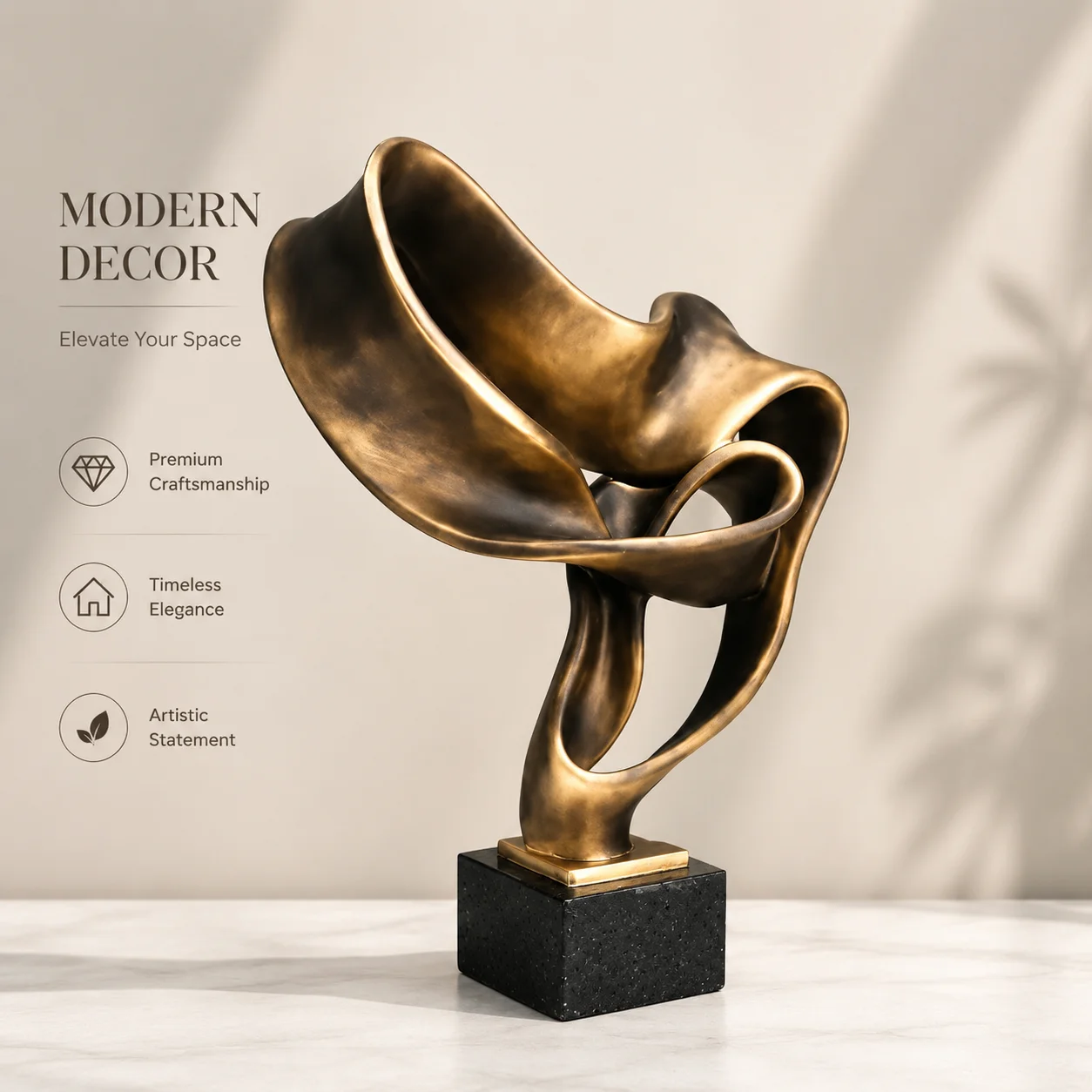 Nordic Resin Abstract Statue Modern Interior Decoration Statue Living Room Bedroom Study Desktop Gadgets Home Decoration