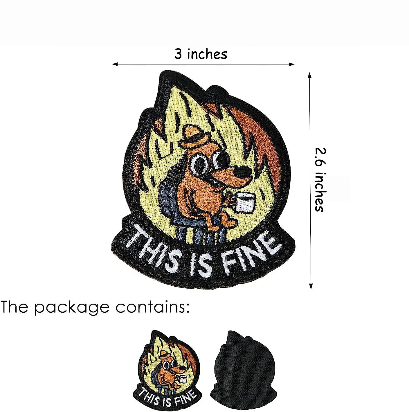 1 PC Embroidered Applique Tactical This Is Fine CPR Certified Patches for Clothing Hook & Loop Backing Badges Emblem DIY Craft