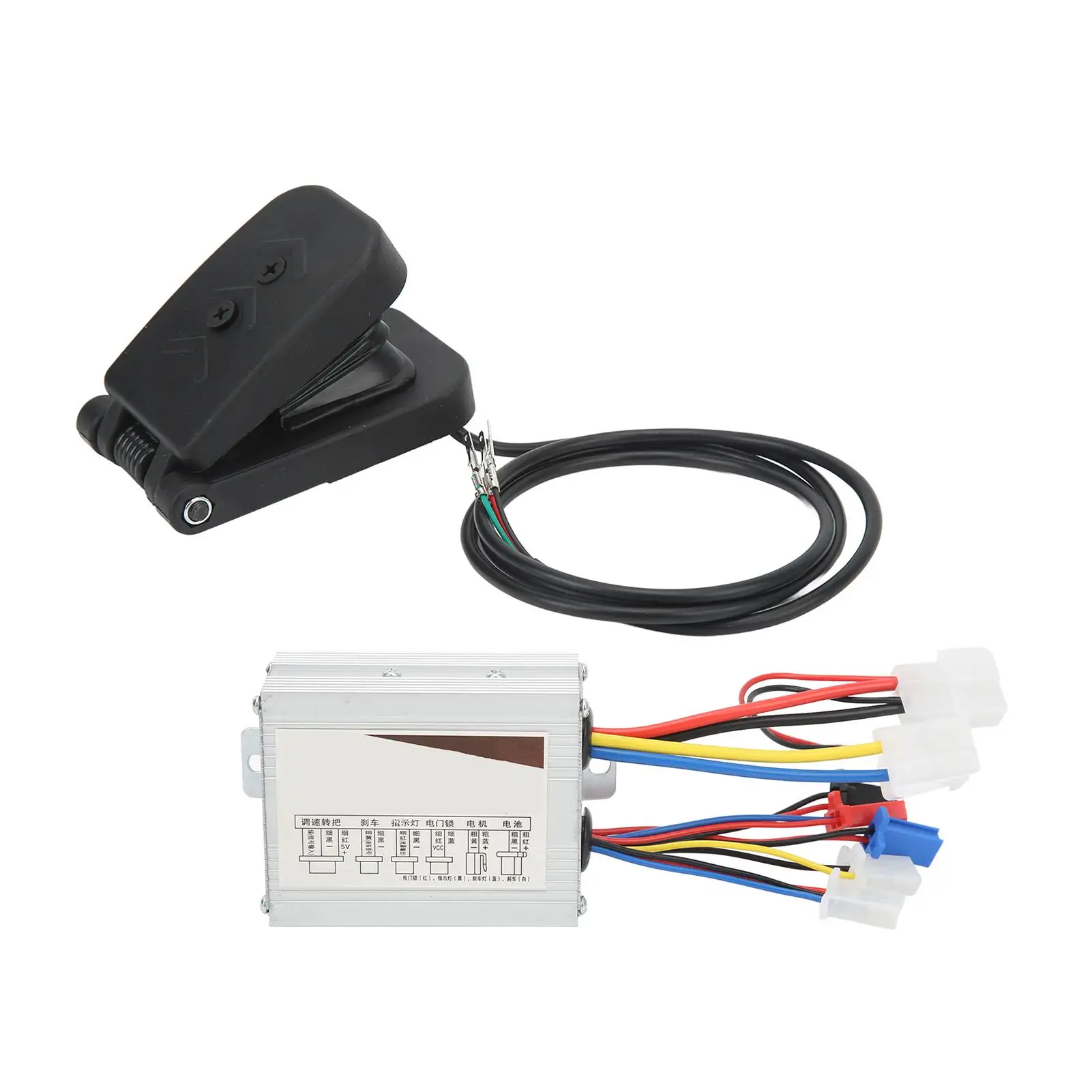 

Controllers DC24V 500W Brushed Speed Controller with Throttle Pedal Kit for electric Bike Scooter