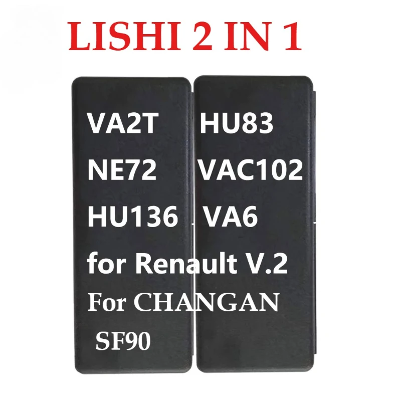 

1PCS LiShi 2 in 1 VA2T HU83 NE72 HU136 VA6 for Renault V.2 Laguna3 Locksmith Tools for Renault,for Citroen for Peugeot Car Keys