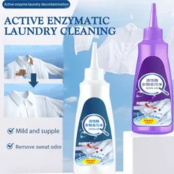 120ml aktywnych enzymów płynny Detergent do prania aktywne usuwanie plam i oleju z detergentu do prania