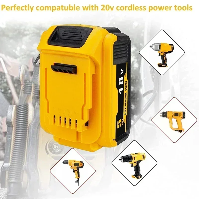 Batería recargable  iones  litio para herramientas eléctricas Dewalt, repuesto  6,0 ah, 18V, DCB180, DCB185, DCB184