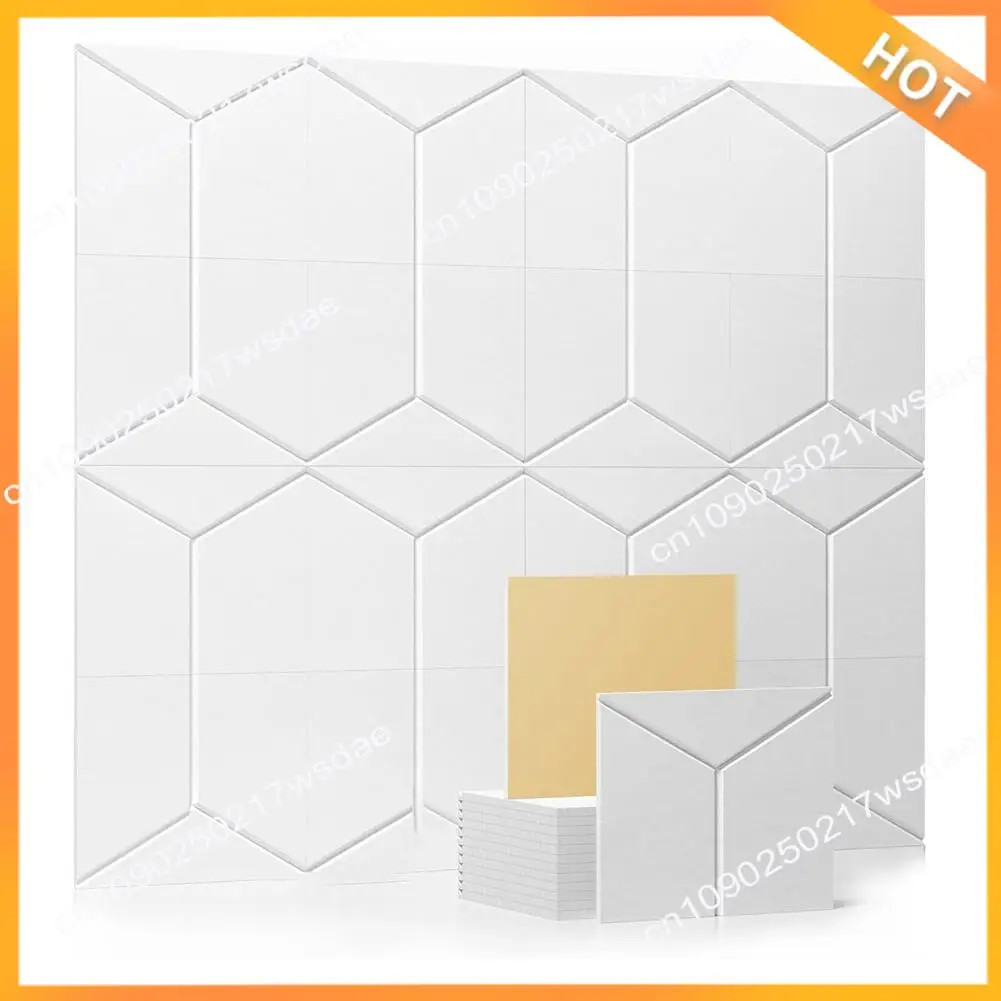 

X08A 12 Pack Sound Proof Panels,Y-Shape Self-Adhesive Acoustic Wall Panels,12X11x0.4Inch,For Home Office & Gaming Room