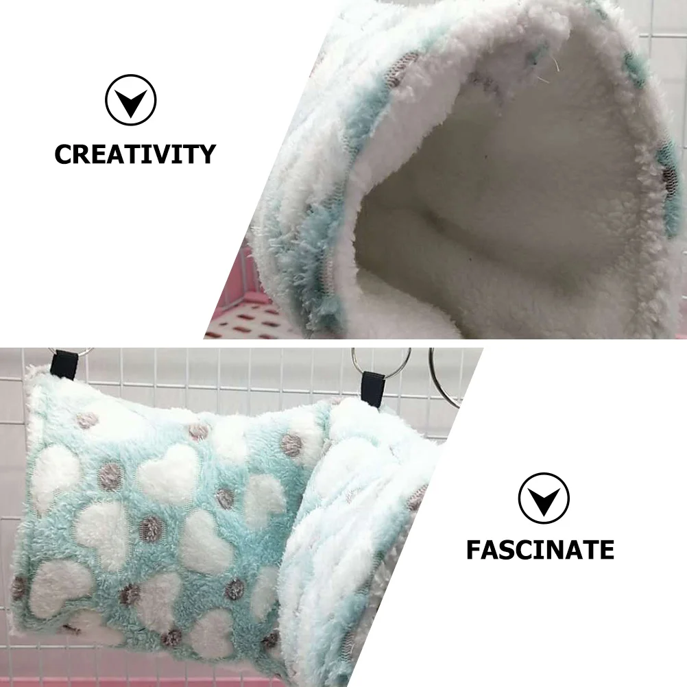 

Pet Hammock Nest Comfortable Warm Bed Resting Hammock Squirrel Chinchilla Guinea Pig Hamster Four Seasons Nest Small Animal Bed