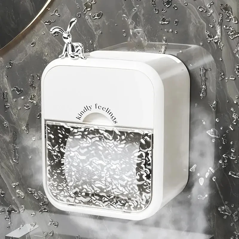 Texture Appearance of Toilet Wall Mounted Tissue Box