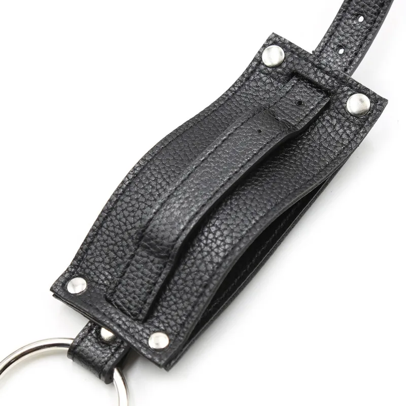 PU Leather Harness Chastity Device Strap On Anal Plug Dildo Thong Panties Masturbation Bondage Erotic Adult Sex Toys For Men